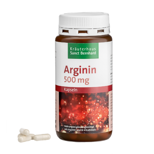 L-Arginín 500 mg, 150 kapsúl