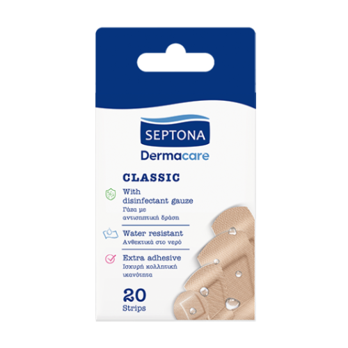 Náplasti - rôzne veľkosti, 20 náplastí