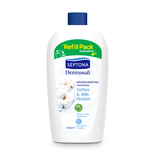 Mydlo na ruky Dermasoft – bavlna a mlieko