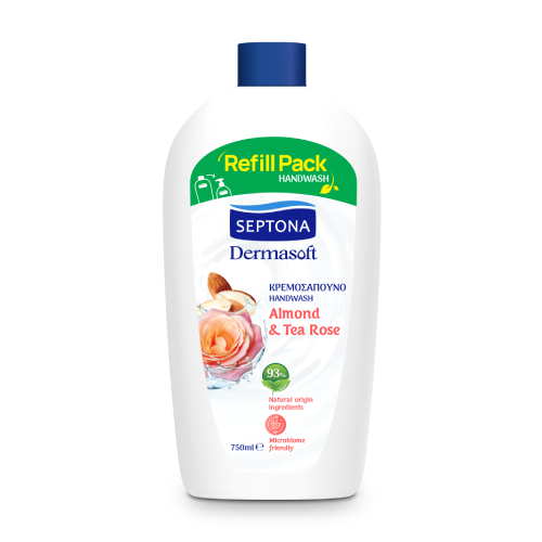 Mydlo na ruky Dermasoft – mandľa a ruža