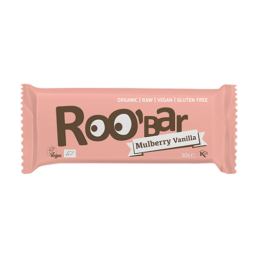 BIO Roobar vegánska tyčinka - moruša a vanilka