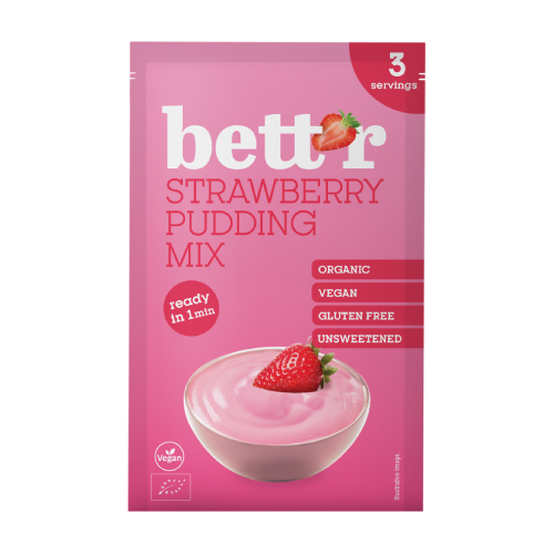 BIO zmes na jahodový puding, 30 g
