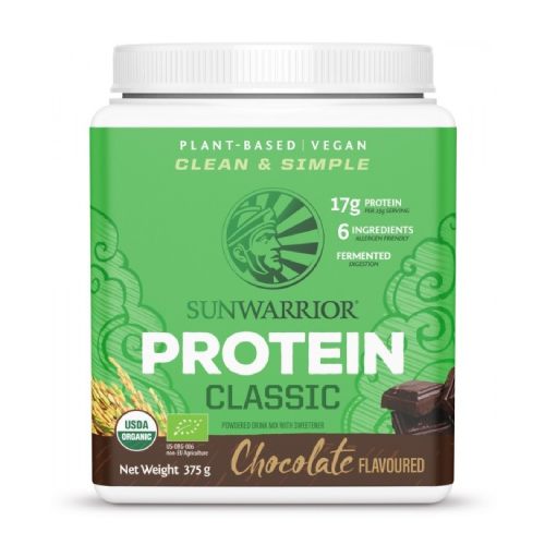 BIO Vegánske bielkoviny vo forme prášku so sladidlom - čokoláda