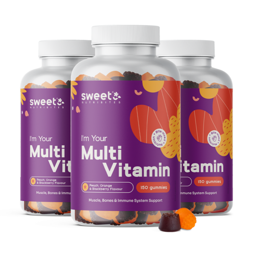 3x Multivitamíny, spolu 450 gumových cukríkov