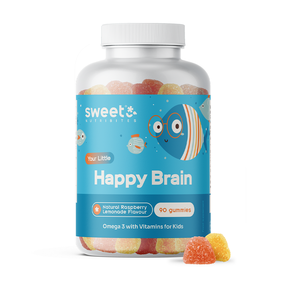 Happy Brain - gumové cukríky pre deti s omega-3 mastnými kyselinami