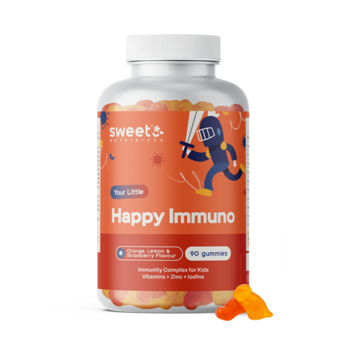 Happy Immuno – gumové cukríky pre deti na imunitný systém, 90 gumových cukríkov