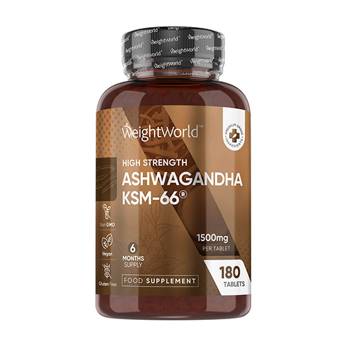 Ašvaganda 1500 mg vo forme tabliet.