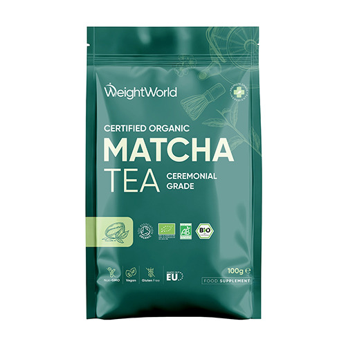 Matcha prášok na nápoj.