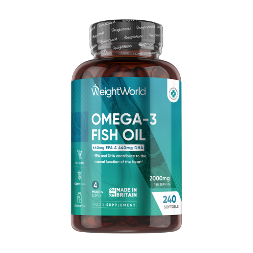 Omega-3 z rybieho oleja, 240 mäkkých kapsúl