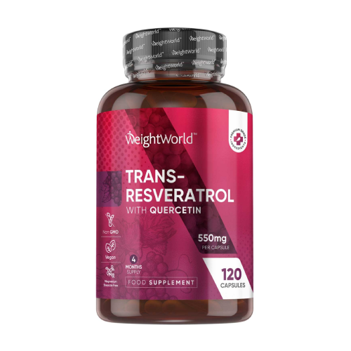 Trans-resveratrol s kvercetínom, 120 kapsúl