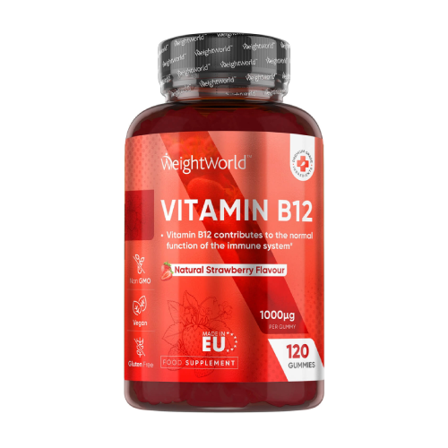 Vitamín B12 1000 µg, 120 gumených bonbónov