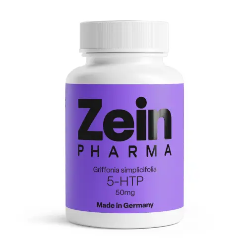 Griffonia - 5-HTP. Text to be translated is a food supplement product description. Griffonia - 5-HTP. Text na preloženie je popis doplnku stravy.