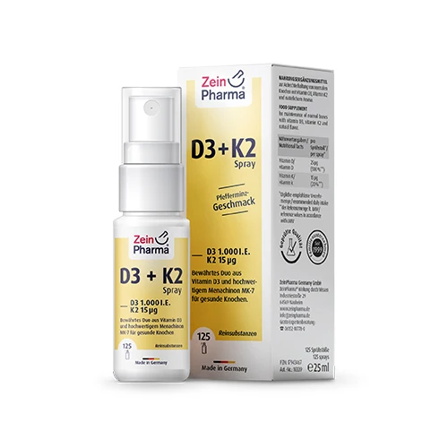 Vegánska vitamín D3 + K2 - vo spreji
