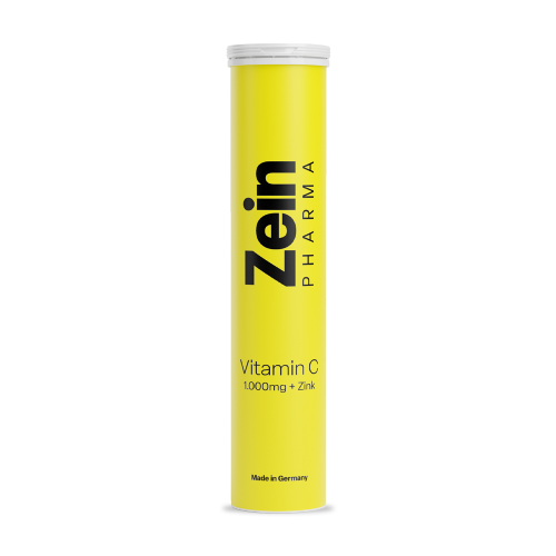 Vitamín C + zinok vo šumivých tabletách.